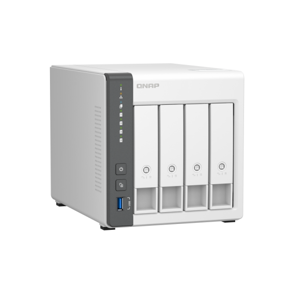 QNAP TS-433 NAS Tower Collegamento ethernet LAN Cortex-A55 - Disponibile in 6-7 giorni lavorativi