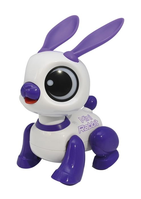 Power Rabbit Mini - Coniglio robot con effetti luminosi e sonori, controllo del battito delle mani, ripetizione - Disponibile in 3-4 giorni lavorativi