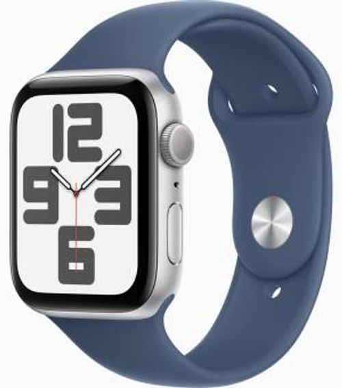 Apple Watch SE 44mm AC/Silver SB/Denim M/L MXER3QC/A EU - Disponibile in 2-3 giorni lavorativi