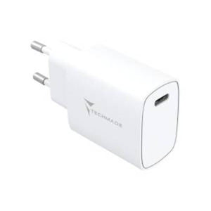 Techmade 20W Caricatore Universale USB-C FC White - Disponibile in 2-3 giorni lavorativi