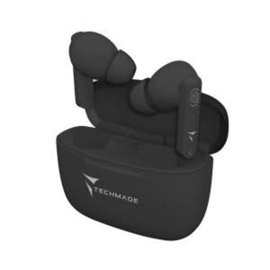 Techmade Auricolari Earbuds T31 Black - Disponibile in 2-3 giorni lavorativi