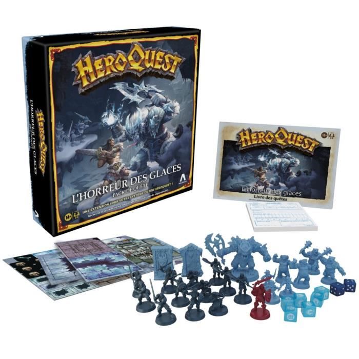 Heroquest, estensione L'orrore del ghiaccio, da 14 anni, è richiesto il sistema di gioco Heroquest - Avalon Hill - Disponibile in 3-4 giorni lavorativi