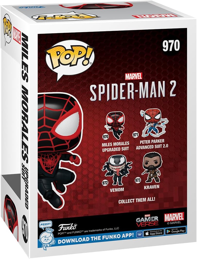 Funko Pop! Marvel Gamerverse: Spider-Man 2 - 970 Miles Morales (Upgraded Suit) 9 cm - Disponibilità immediata