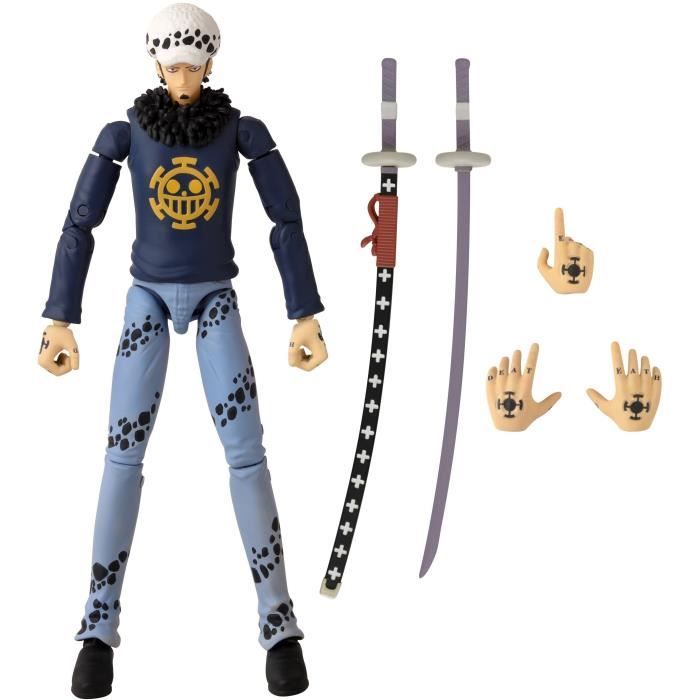 Bandai - Anime Heroes - One Piece - Anime Heroes Figura 17 cm - Trafalgar Law - 36937 Multicolor - Disponibile in 3-4 giorni lavorativi