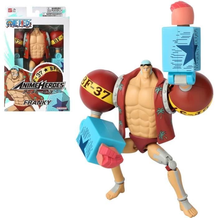 Figura Anime Heroes - Bandai - One Piece - Franky - 17 cm - Disponibile in 3-4 giorni lavorativi