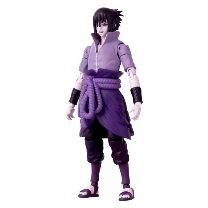 BANDAI Anime Heroes - Naruto Shippuden - Anime Heroes 17 cm action figure - Sasuke Uchiha Rinnegan/Mangekyo Sharingan - Disponibile in 3-4 giorni lavorativi