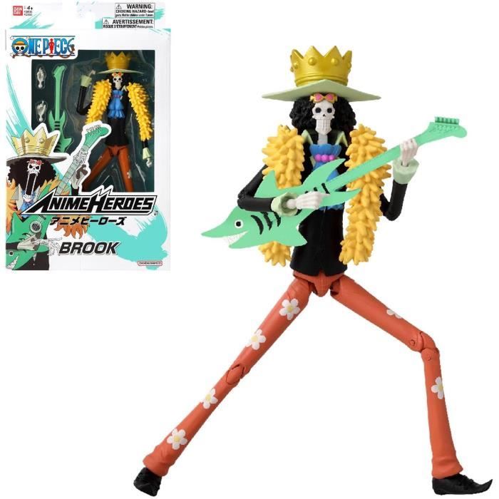 Figura Anime Heroes - Bandai - One Piece - Brook - 17 cm - Disponibile in 3-4 giorni lavorativi