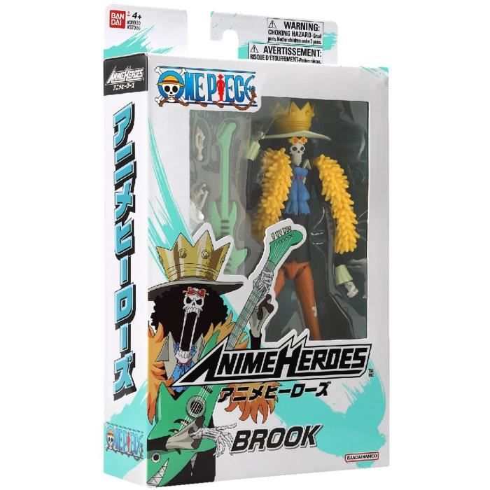 Figura Anime Heroes - Bandai - One Piece - Brook - 17 cm - Disponibile in 3-4 giorni lavorativi