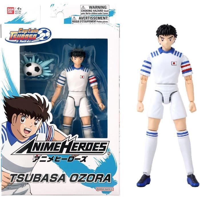 BANDAI - Anime Heroes - Captain Tsubasa - Anime Heroes Figura 17 cm - Tsubasa Ozora - 37791 - Disponibile in 3-4 giorni lavorativi