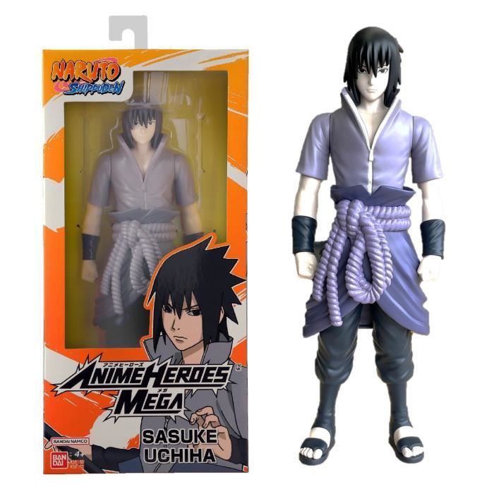 Figura articolata grande - BANDAI - Anime Heroes - Naruto Shippuden - Anime Heroes Mega Figure 30 cm - Sasuke Uchiha - Disponibile in 3-4 giorni lavorativi