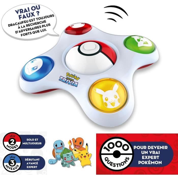 BANDAI Pokémon Trainer Quiz Interactive Electronic Game - Parla francese - Disponibile in 3-4 giorni lavorativi