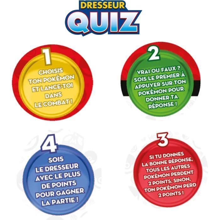 BANDAI Pokémon Trainer Quiz Interactive Electronic Game - Parla francese - Disponibile in 3-4 giorni lavorativi