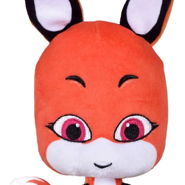 Peluche Trixx - BANDAI - Miraculous - Kwami dell'illusione della volpe - Disponibile in 3-4 giorni lavorativi