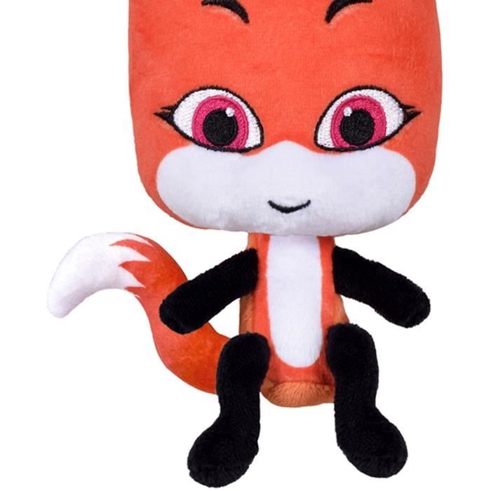 Peluche Trixx - BANDAI - Miraculous - Kwami dell'illusione della volpe - Disponibile in 3-4 giorni lavorativi