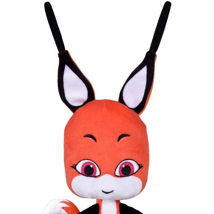 Peluche Trixx - BANDAI - Miraculous - Kwami dell'illusione della volpe - Disponibile in 3-4 giorni lavorativi