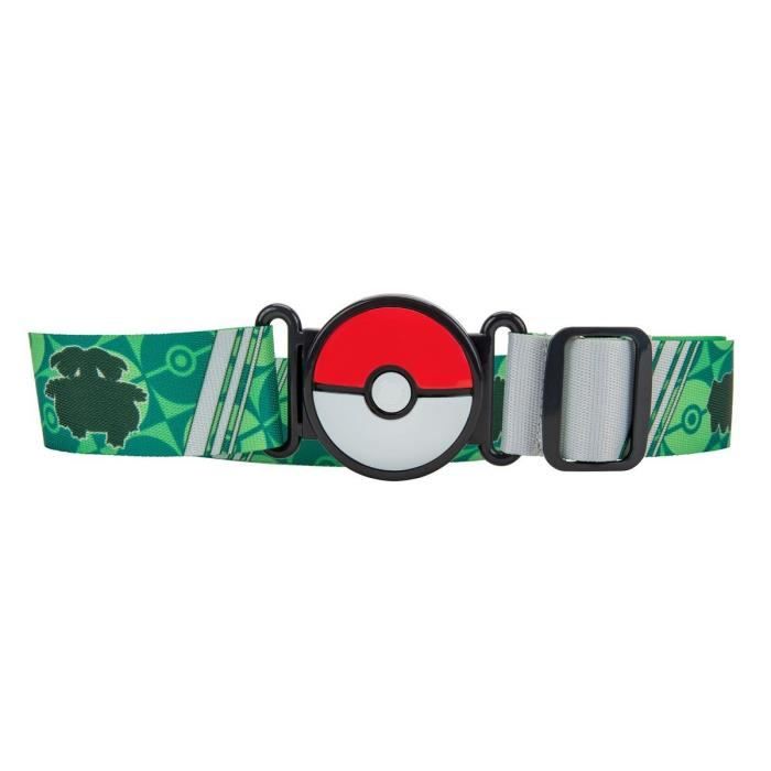 Clip Belt 'N' Go Bandai - Pokémon - 1 cintura, 1 Poké Ball, 1 Nest Ball e 1 Figurina 5 cm Bulbizarra - Disponibile in 3-4 giorni lavorativi