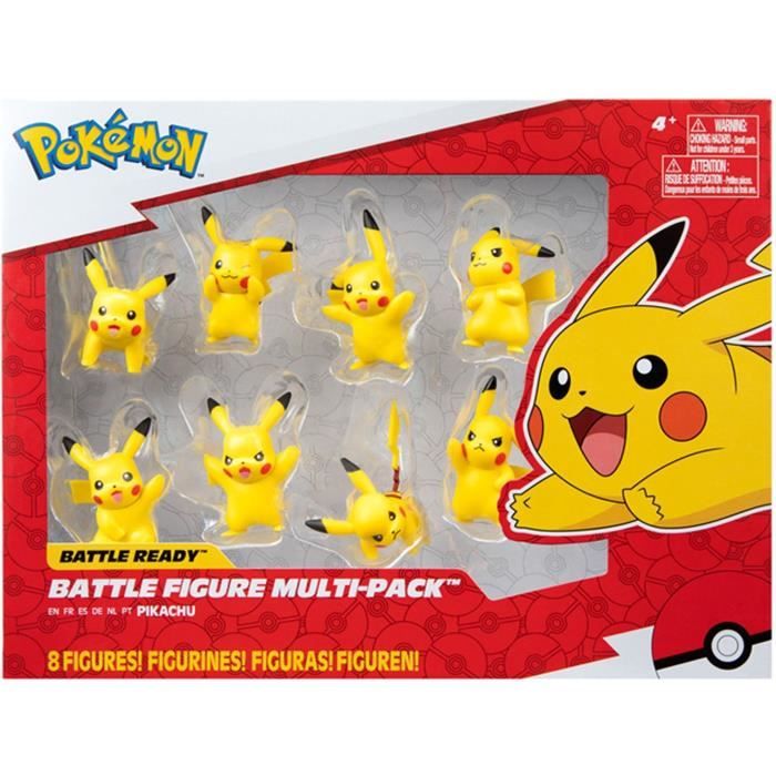 Bandai - Pokémon - 8 personaggi di battaglia - Confezione da 8 personaggi di Pikachu - JW2604 - Disponibile in 3-4 giorni lavorativi