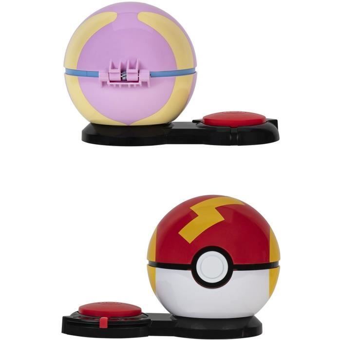 2 Poké Ball con i rispettivi Pokémon e 6 dischi d'attacco - BANDAI - Pokémon - Poké Ball attacco a sorpresa Pikachu vs Arcko - Gioco - Disponibile in 3-4 giorni lavorativi