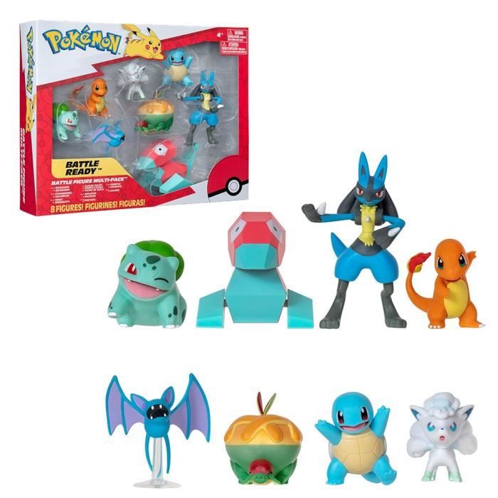 Confezione 8 personaggi Pokémon - BANDAI - JW3063 - Multicolor - Battaglia Pokémon - Disponibile in 3-4 giorni lavorativi