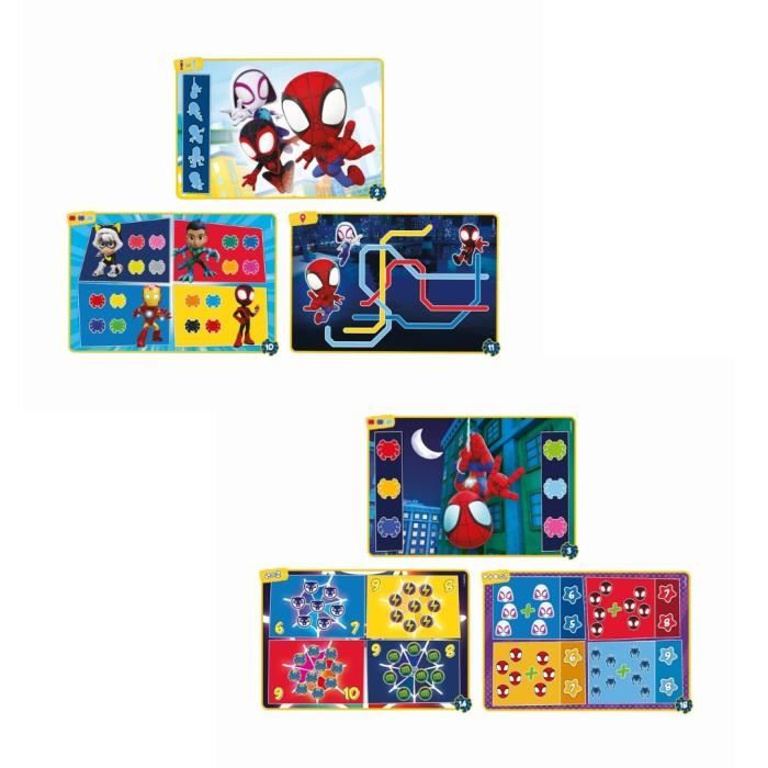 Clementoni - Scrivania Spidey - Gioco educativo - Scopri forme, colori, numeri, spazio e dimensioni - Dai 4 anni in su - Disponibile in 3-4 giorni lavorativi