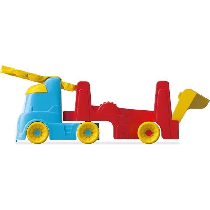 Gioco Clementoni - Il camion delle macchinine che rotolano - Plastica riciclata - Auto incluse - Da 18 mesi - Made in Italy - Disponibile in 3-4 giorni lavorativi