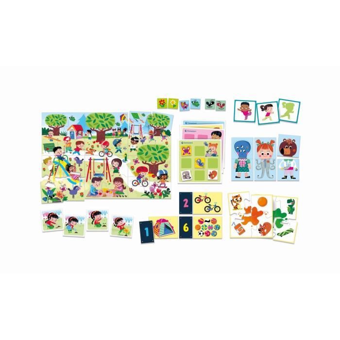 Clementoni - Scatola da 8 giochi in 1 - Giochi educativi forme, colori, numeri, quantità - Dai 3 anni in su - Disponibile in 3-4 giorni lavorativi