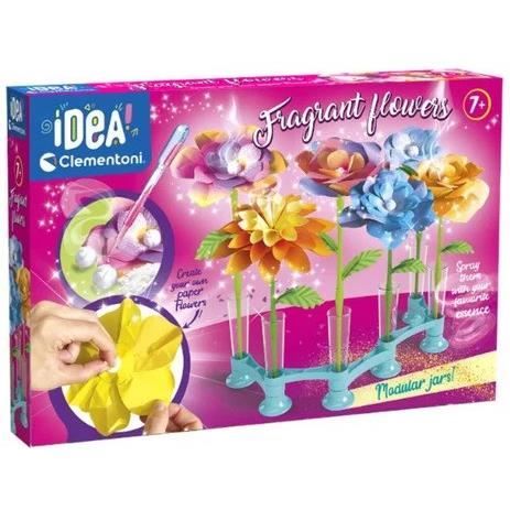 CLEMENTONI - Fiori profumati da creare - 7 creazioni - IDEA - Per bambini dai 7 anni - Disponibile in 3-4 giorni lavorativi