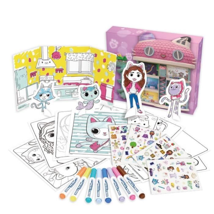 Colorazione - CRAYOLA - Kit di attività Color Wonder Casa delle bambole di Gabby - Scatola di attività colorata! bambini di 3 anni - Disponibile in 3-4 giorni lavorativi