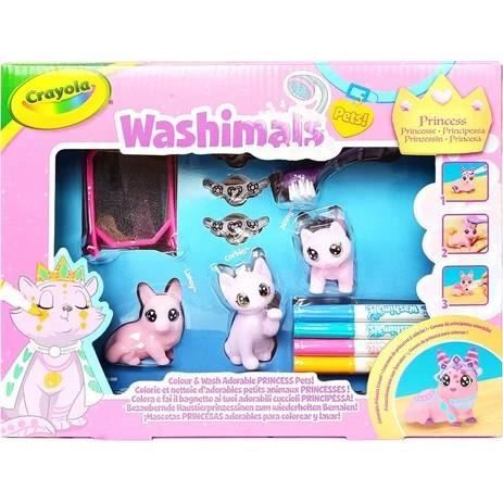 Colorazione - CRAYOLA - Washimals Pastel Princess Pets - Animali pastello da personalizzare! bambini di 3 anni - Disponibile in 3-4 giorni lavorativi