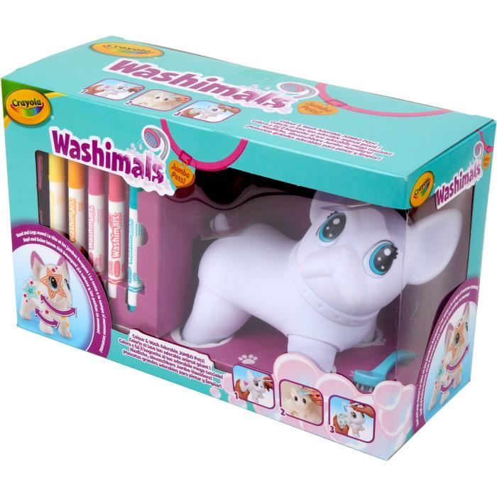 Colorazione - CRAYOLA - Washimals Jumbo Dog - Cane gigante lavabile da personalizzare! bambini di 3 anni - Disponibile in 3-4 giorni lavorativi