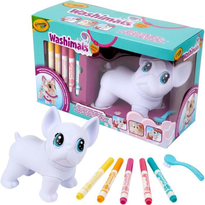 Colorazione - CRAYOLA - Washimals Jumbo Dog - Cane gigante lavabile da personalizzare! bambini di 3 anni - Disponibile in 3-4 giorni lavorativi