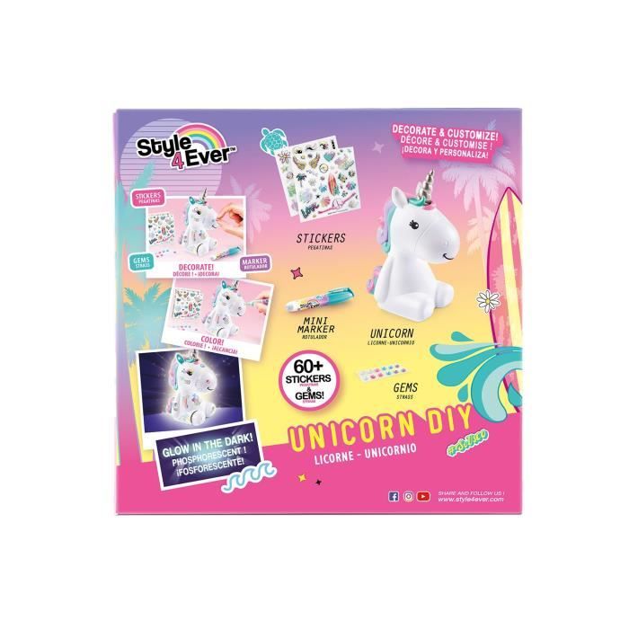 CANAL TOYS - Unicorno fai-da-te - Decora e personalizza il tuo unicorno! - Disponibile in 3-4 giorni lavorativi