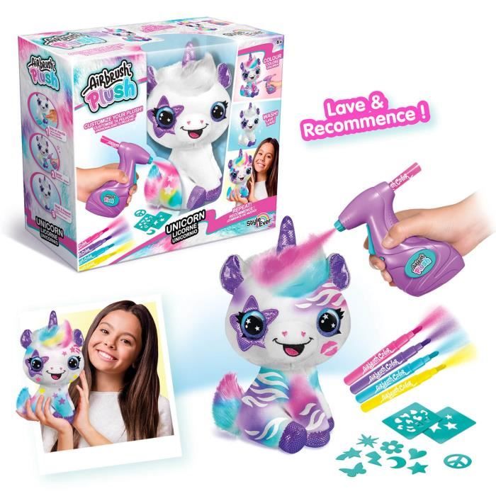 CANAL TOYS - Style 4 ever - Il mio unicorno di peluche da personalizzare - Peluche Spray Art - OFG 228 - Disponibile in 3-4 giorni lavorativi