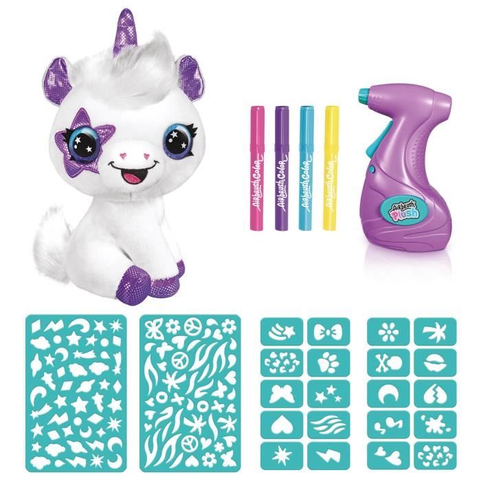 CANAL TOYS - Style 4 ever - Il mio unicorno di peluche da personalizzare - Peluche Spray Art - OFG 228 - Disponibile in 3-4 giorni lavorativi