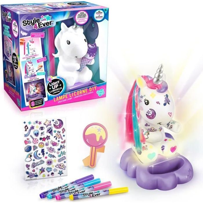 Style 4 Ever - Lampada Cosmic Unicorn per decorare Edizione da collezione - OFG 270 - Canal Toys - Disponibile in 3-4 giorni lavorativi