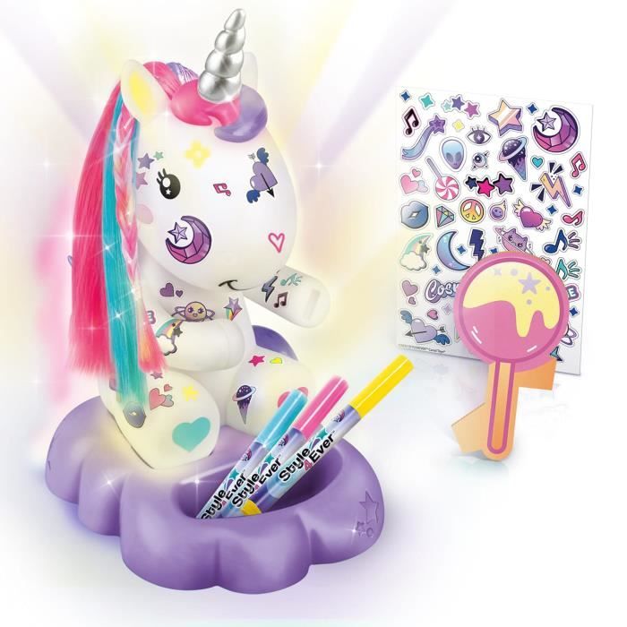 Style 4 Ever - Lampada Cosmic Unicorn per decorare Edizione da collezione - OFG 270 - Canal Toys - Disponibile in 3-4 giorni lavorativi