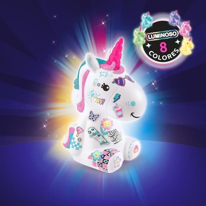 Canal Toys Style 4 Ever - Y2K Unicorno luminoso fai-da-te da decorare - Edizione da collezione - Hobby creativi per bambini - OFG 293 - Disponibile in 3-4 giorni lavorativi