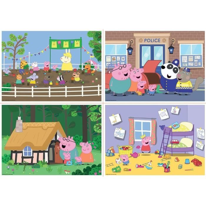 Multi 4 Junior Peppa Pig - 4 puzzle progressivi - Disponibile in 3-4 giorni lavorativi