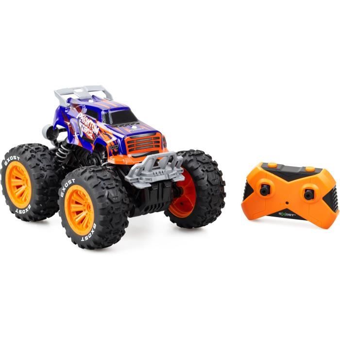 Auto telecomandata - EXOST - Phantom Force 1:16 - 10 km/h - 28 -5 cm - viola e arancione - 5 anni - Disponibile in 3-4 giorni lavorativi