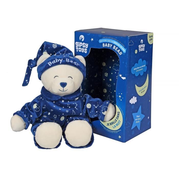 Peluche - Gipsy Toys - Orsetto che si illumina al buio - Disponibile in 3-4 giorni lavorativi