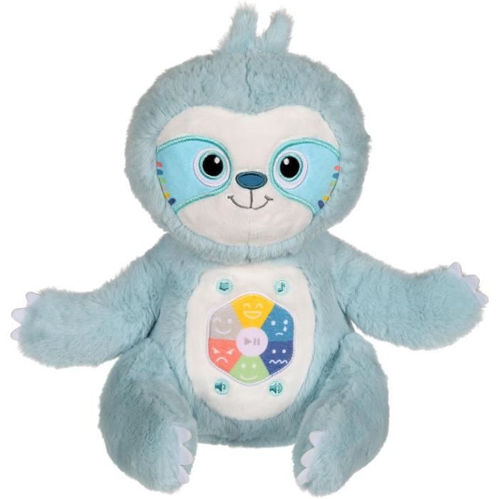 Peluche Parlante - Gipsy Toys - Siméon, il narratore di emozioni - 28 cm - Verde Acqua - Disponibile in 3-4 giorni lavorativi