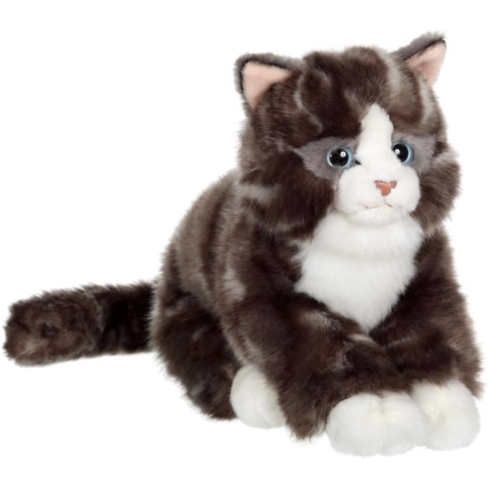 Peluche - Gipsy Toys - Gatto Mimiz - 28 cm - Grigio - Disponibile in 3-4 giorni lavorativi