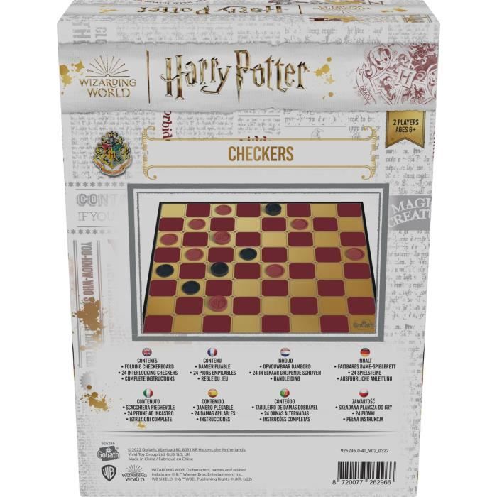 Gioco da tavolo - Goliath - Harry Potter Checkers - Disponibile in 3-4 giorni lavorativi