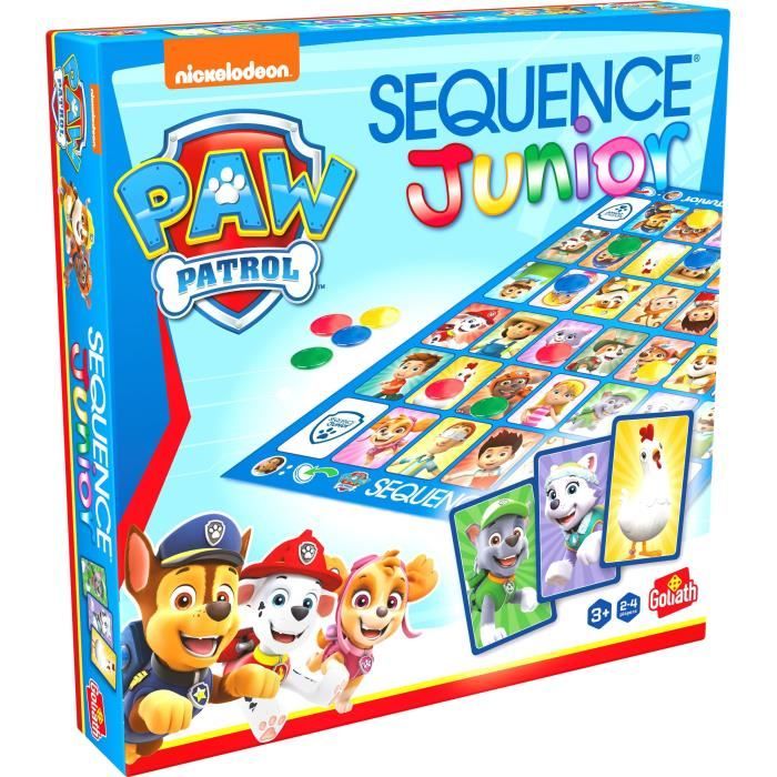 Gioco da tavolo - GOLIATH - Paw Patrol Junior Sequence - Gioco per famiglie per bambini di 3 anni - Disponibile in 3-4 giorni lavorativi