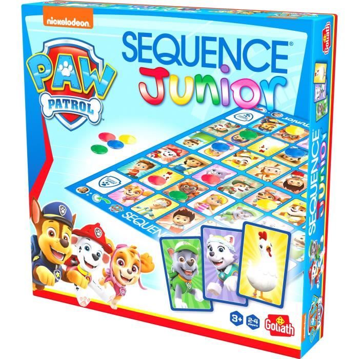 Gioco da tavolo - GOLIATH - Paw Patrol Junior Sequence - Gioco per famiglie per bambini di 3 anni - Disponibile in 3-4 giorni lavorativi