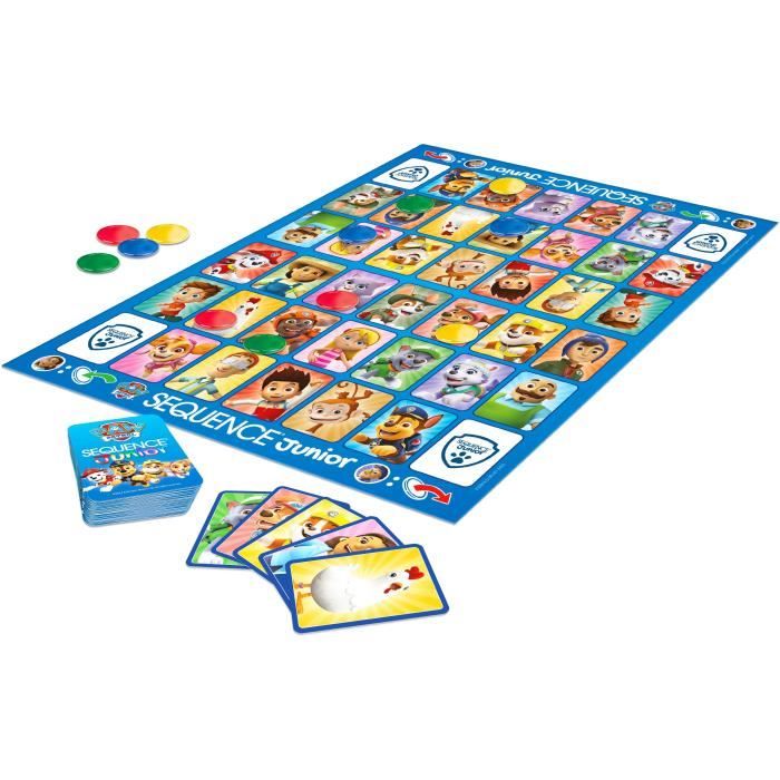 Gioco da tavolo - GOLIATH - Paw Patrol Junior Sequence - Gioco per famiglie per bambini di 3 anni - Disponibile in 3-4 giorni lavorativi