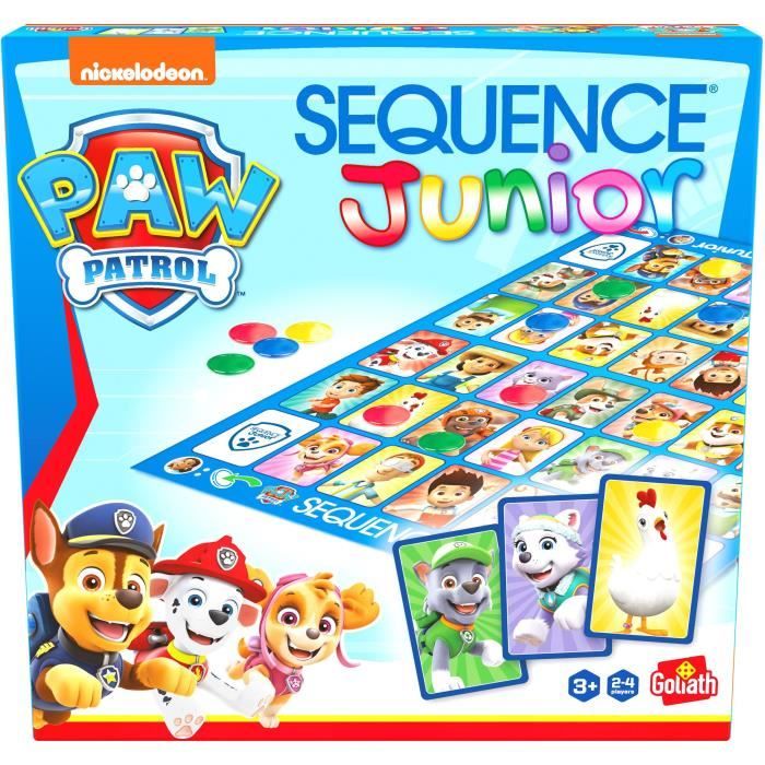 Gioco da tavolo - GOLIATH - Paw Patrol Junior Sequence - Gioco per famiglie per bambini di 3 anni - Disponibile in 3-4 giorni lavorativi