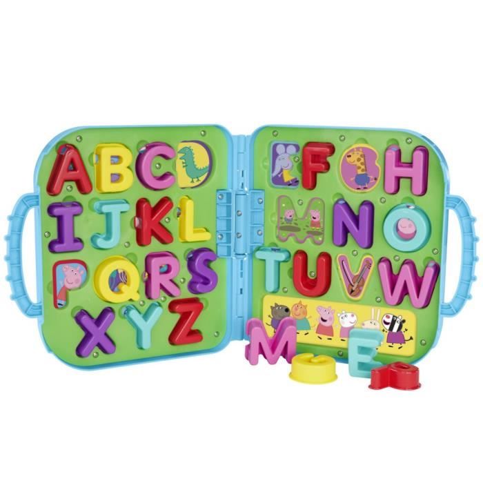 Peppa Pig Peppa Alphabet Case, giocattolo ABC per bambini in età prescolare, dai 3 anni in su - Disponibile in 3-4 giorni lavorativi