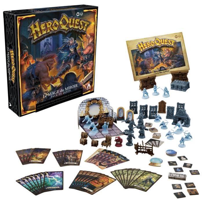 Heroquest Quet Pack Le Mage du Miroir - Game di ruolo - Plateau Game - Heroquest Game System richiesto - Avalon Hill - Disponibile in 3-4 giorni lavorativi