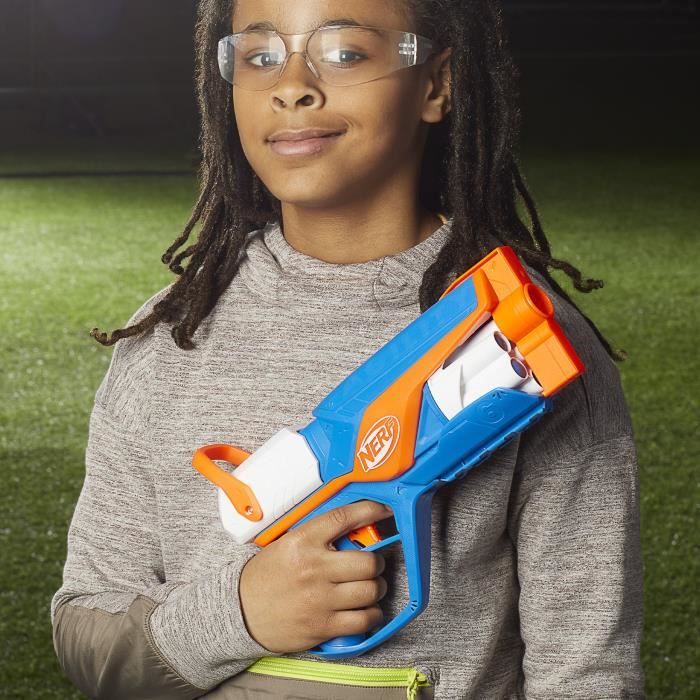 Blaster NERF Agility N Series, 12 dardi Nerf N1 solo per blaster Nerf N Series, canna da 6 dardi, giochi da esterno - Disponibile in 3-4 giorni lavorativi